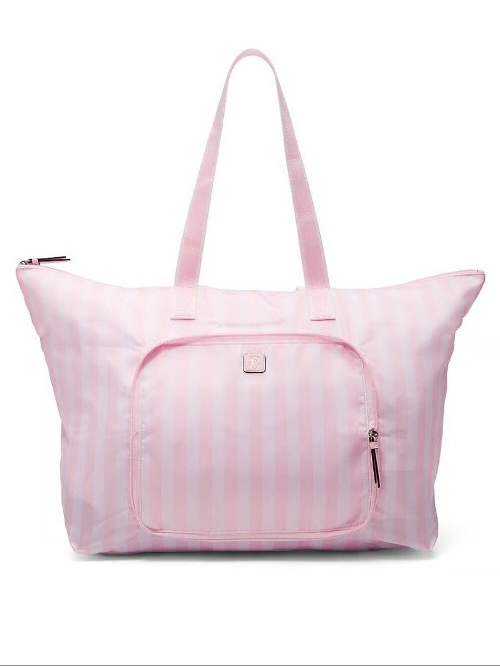 Victoria’s Secret Pink & White Packable Weekender Bag NWT Travel Tote